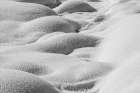 Snow mounds in Yellowstone National Park Art Print